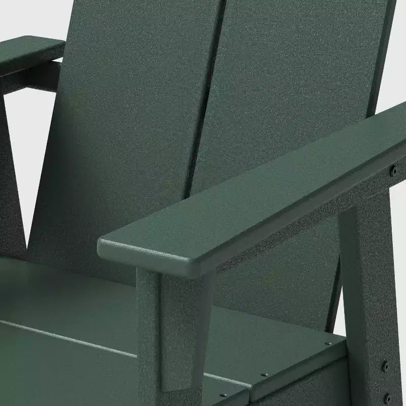 Ensemble de 3 sièges de comptoir de balcon de terrasse POLYWOOD Moore vert