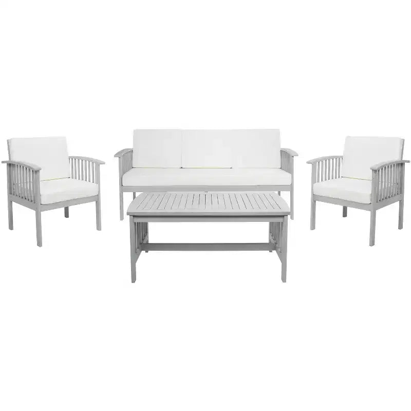 Finnick 4 Piece Living Set - Indoor/Outdoor - PAT7313 - Safavieh