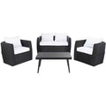 Tarien 4 Piece Living Set - Indoor/Outdoor - PAT7524 - Safavieh