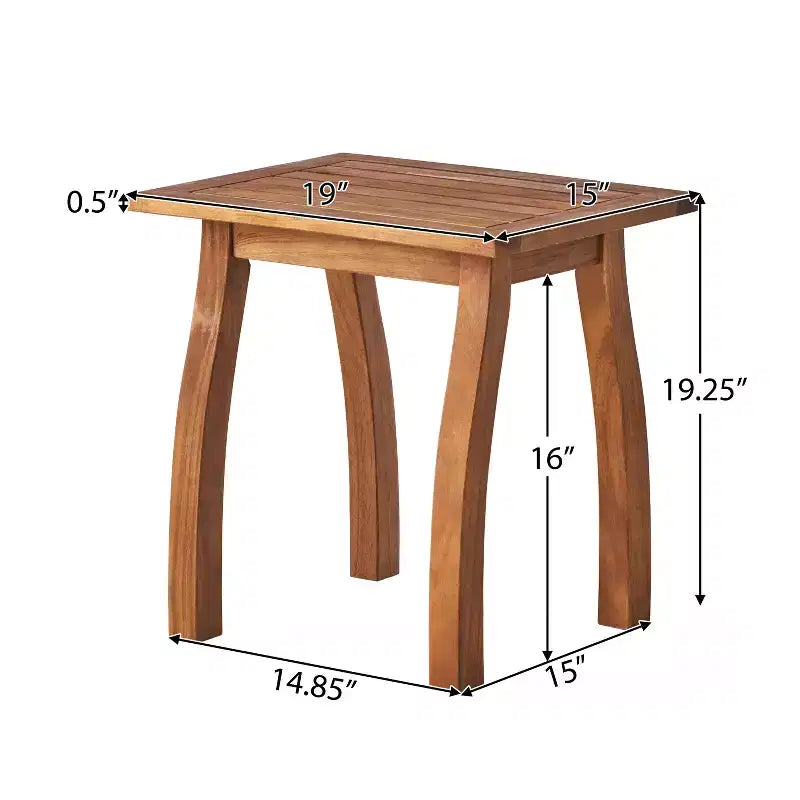 Christopher Knight Home Reynard Ensemble de conversation 3 pièces en bois d'acacia pour extérieur avec chaises à bascule
