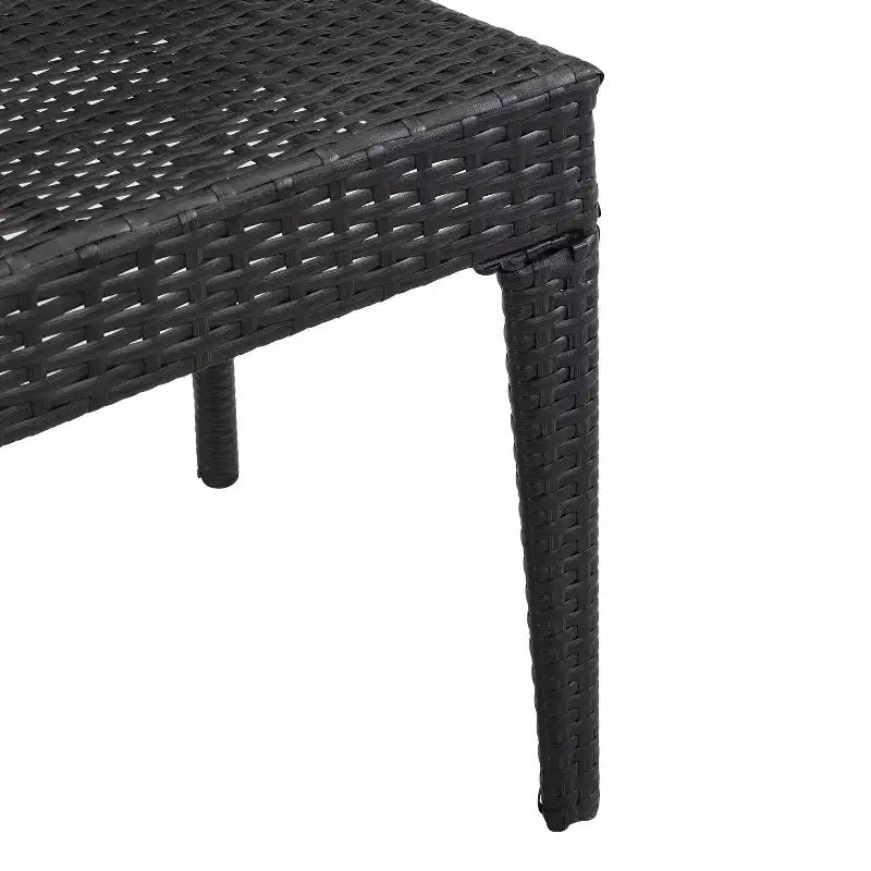 Christopher Knight Home Ashton Salon de jardin 3 pièces empilable en osier, Multibrown