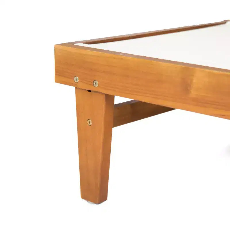 Christopher Knight Home Eldon Ensemble de conversation 2 pièces en bois d'acacia et filet pour l'extérieur