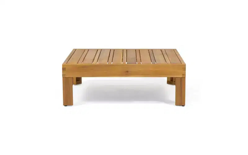 Christopher Knight Home Sandy Ensemble de 6 meubles de jardin modulaires en bois d'acacia avec coussins résistants à l'eau