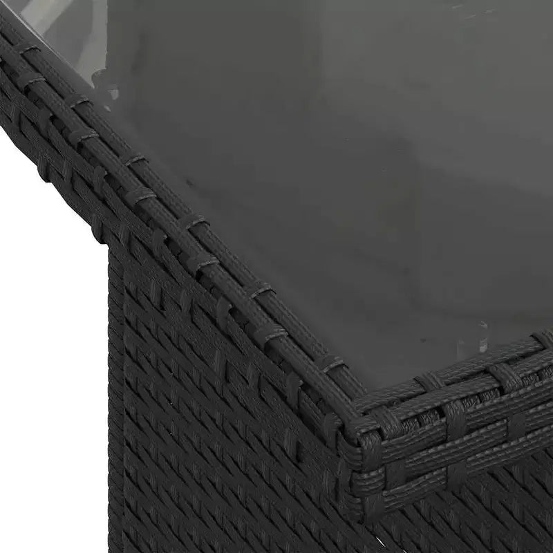 vidaXL Salon de jardin 10 pcs avec coussins résine tressée gris