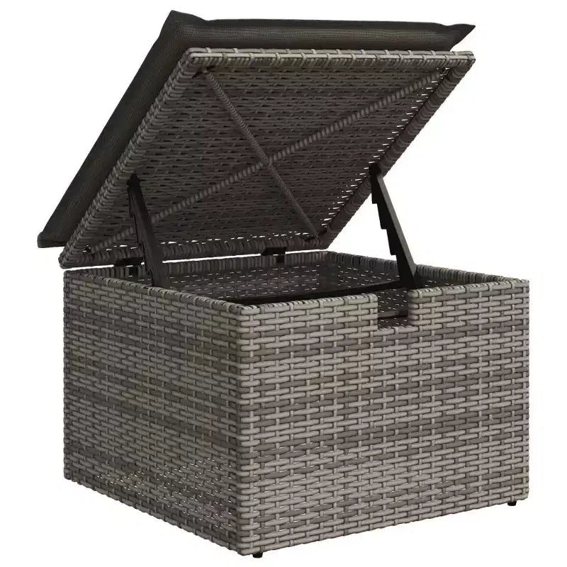 vidaXL Salon de jardin avec coussins Mobilier d'extérieur 6 pièces en résine tressée
