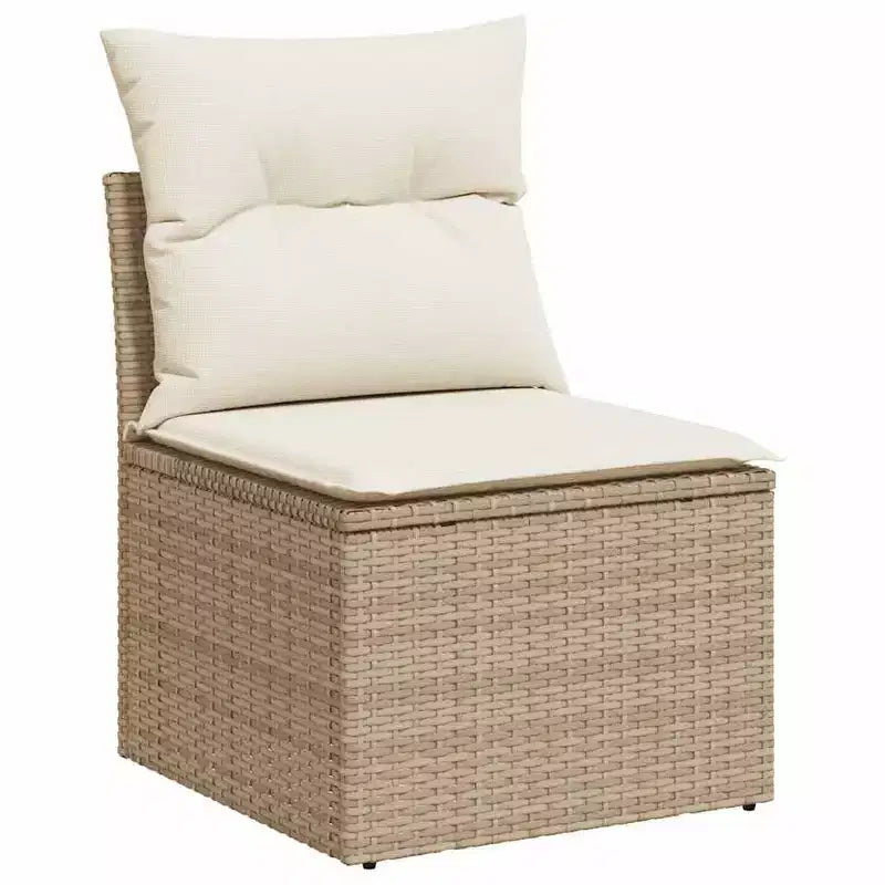 vidaXL Salon de jardin 11 pièces avec coussins en résine tressée gris