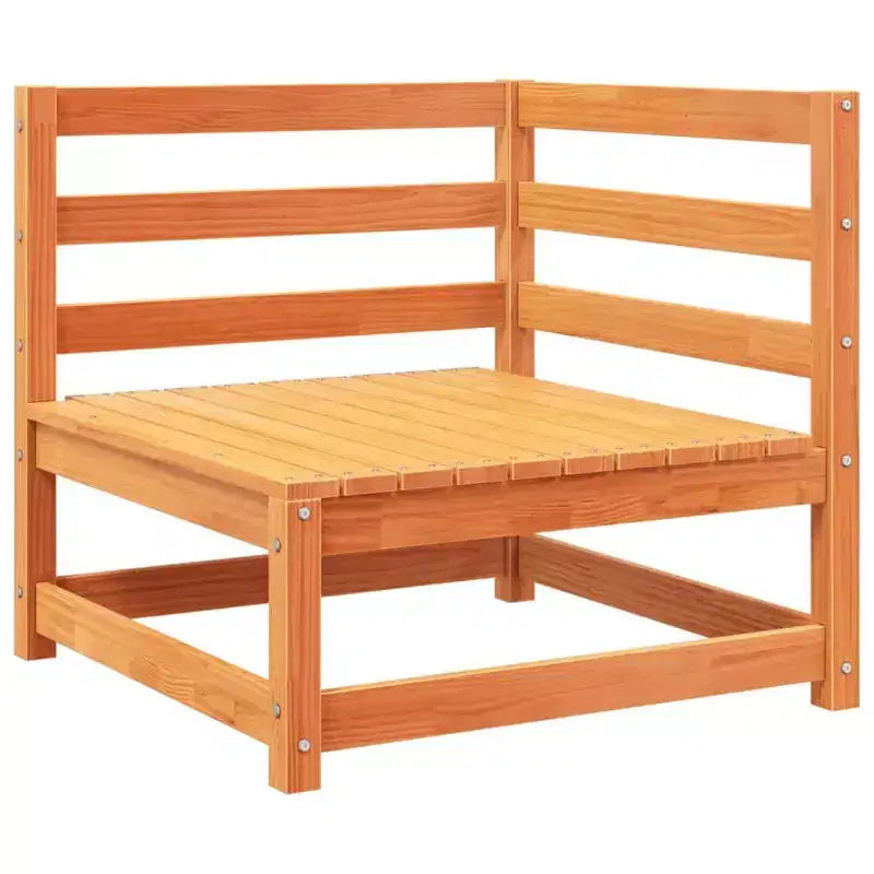 vidaXL Salon de jardin 8 pièces en bois de pin massif avec canapé modulable