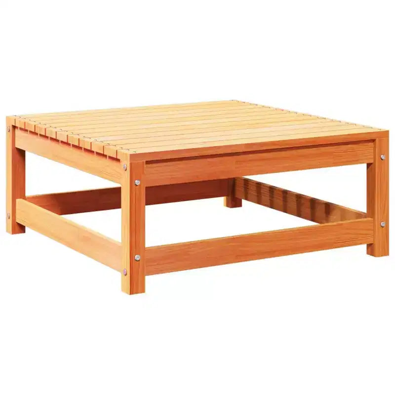 vidaXL Salon de jardin en pin massif Grand modulable - Pin naturel sans coussin