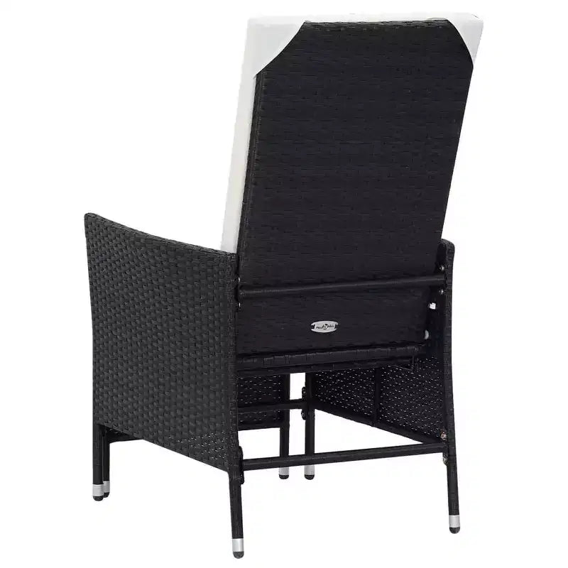 vidaXL Salon de jardin 2 pièces canapé chaise avec table basse résine tressée
