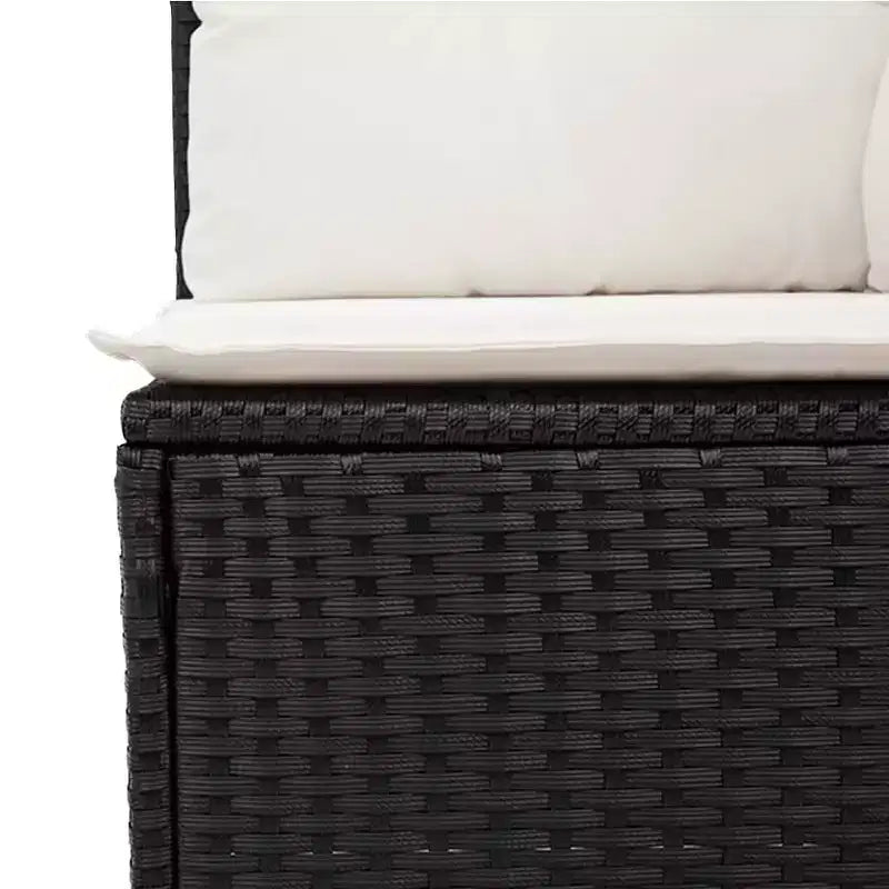 vidaXL Salon de jardin 11 pièces en résine tressée avec coussins