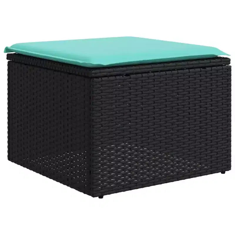 vidaXL Salon de jardin 8 pièces avec coussins résine tressée