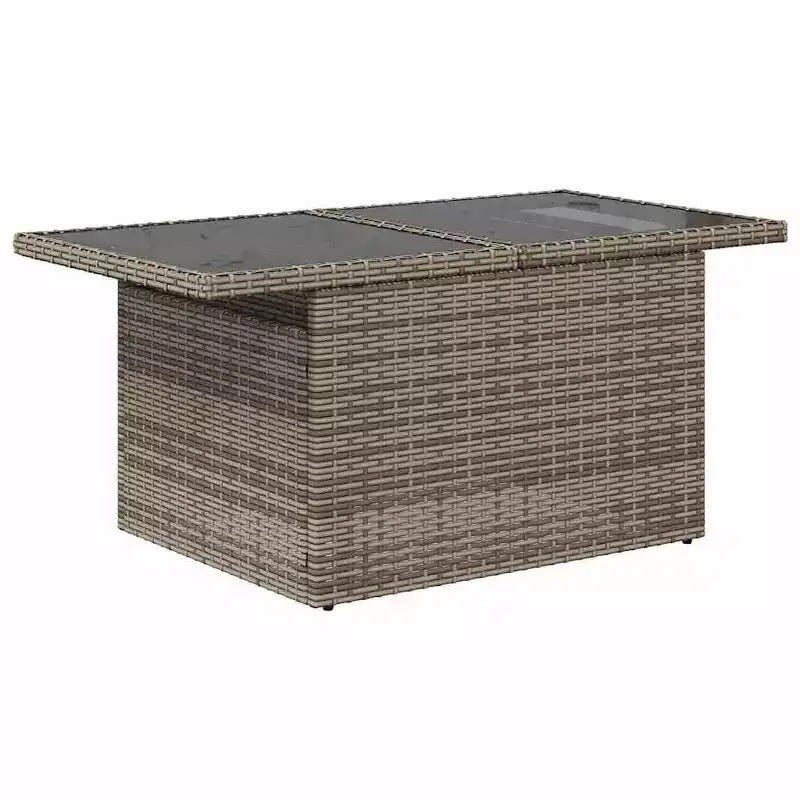 vidaXL Salon de jardin avec coussins 8 pièces en résine tressée