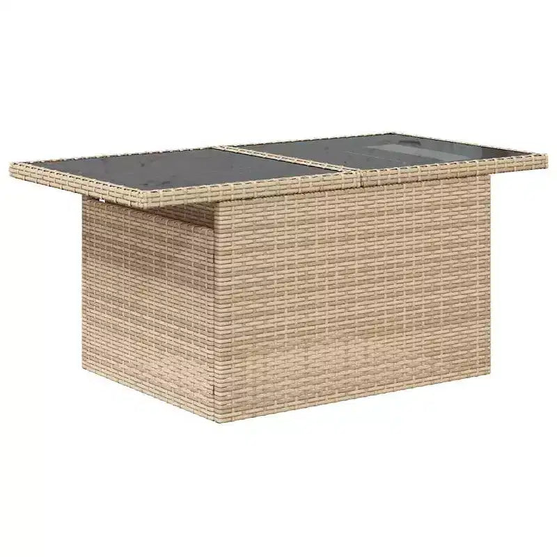 vidaXL Salon de jardin 5 pièces avec coussins en résine tressée