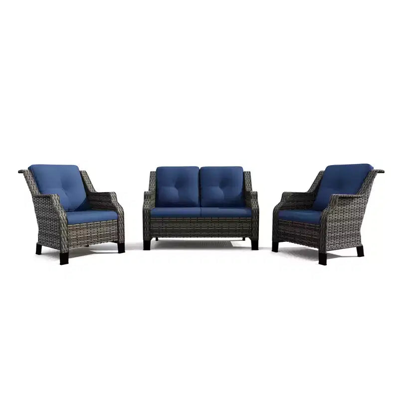 UPTIOT Ensemble de causeuses d'extérieur avec fauteuils ergonomiques et design résistant à l'eau