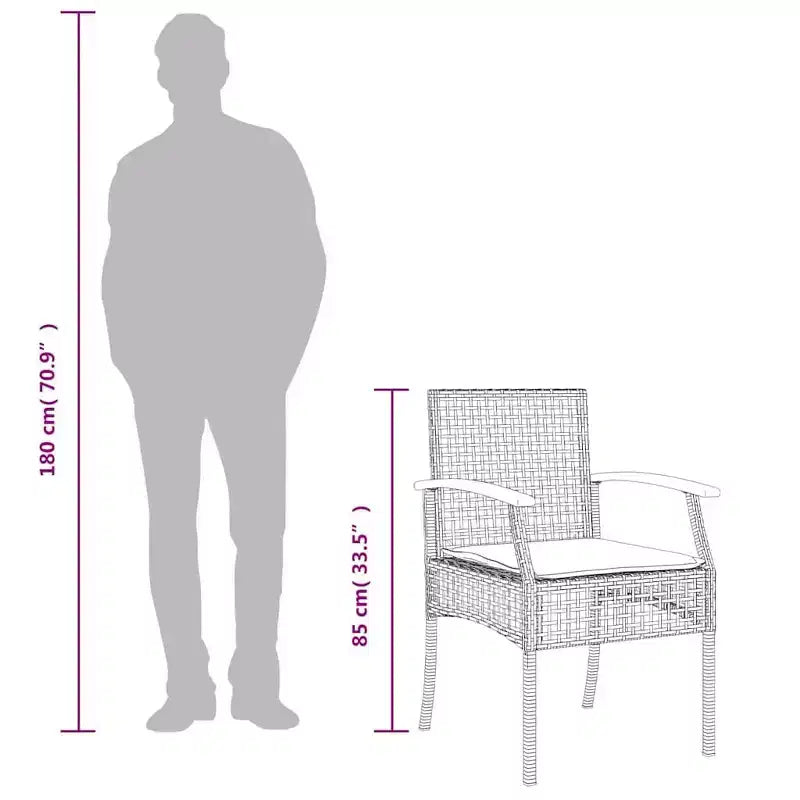 vidaXL Salon de jardin chic avec coussins – Plusieurs tailles au choix