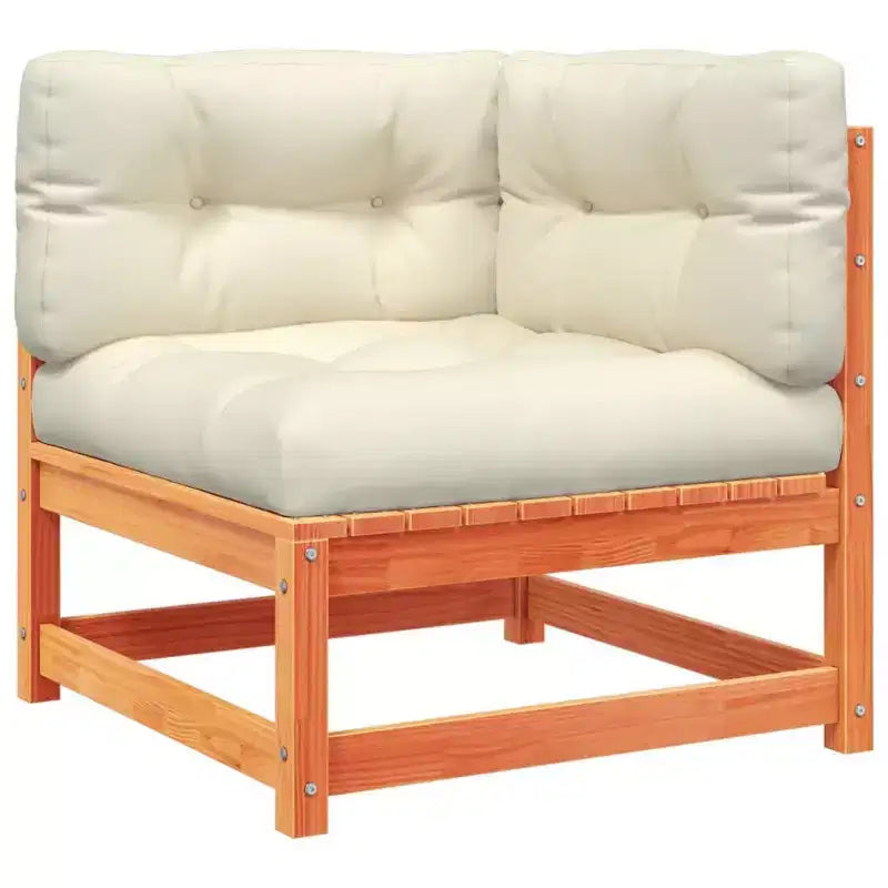 vidaXL Salon de jardin élégant en bois massif