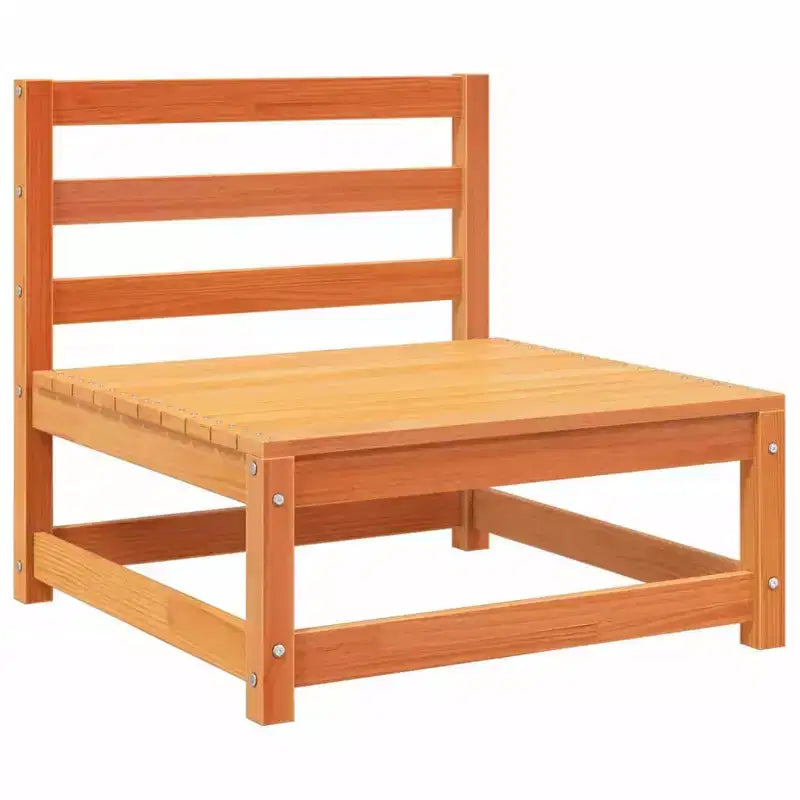 vidaXL Salon de jardin élégant en bois massif