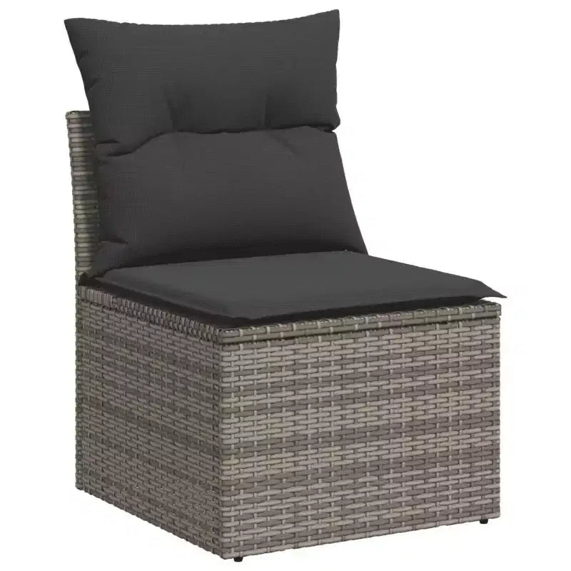 vidaXL Salon de jardin avec coussins de différentes couleurs et options de rangement