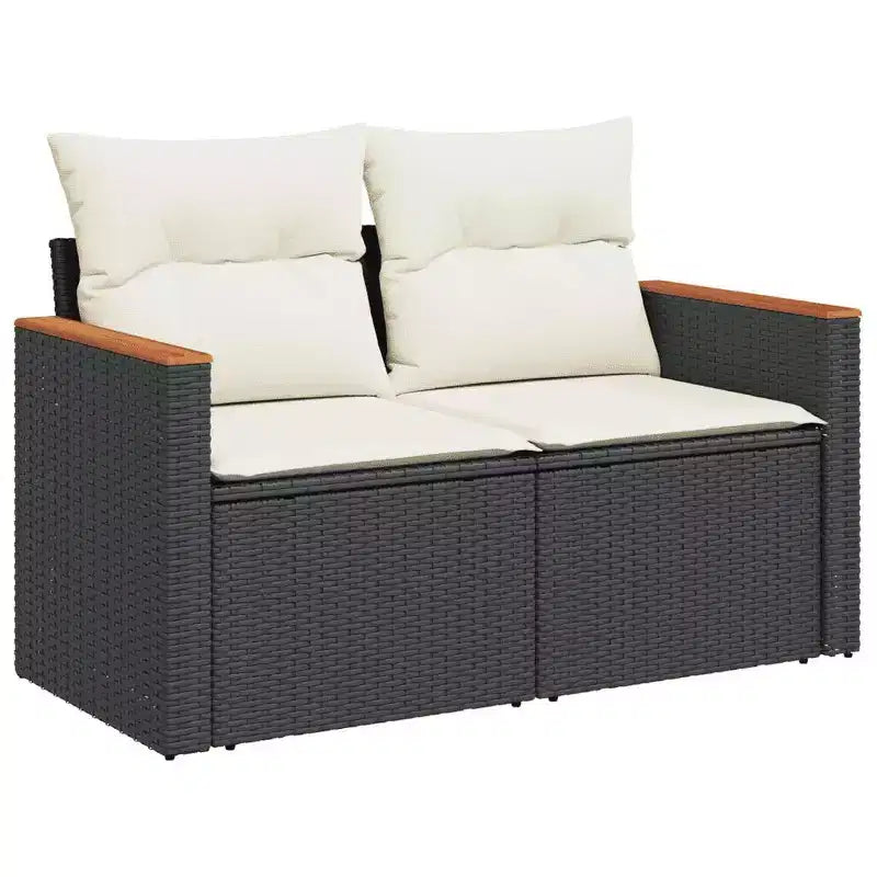vidaXL Salon de jardin avec coussins de différentes couleurs et options de rangement