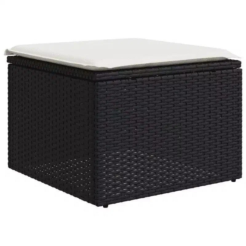 vidaXL Ensemble de canapés de jardin modulaires avec coussins et rangement