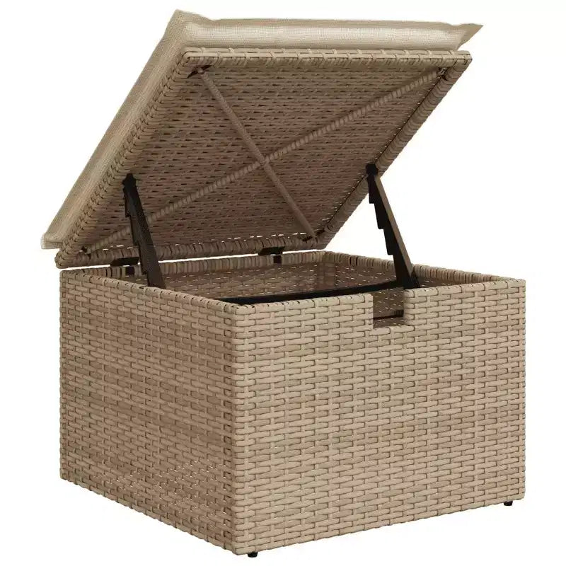 vidaXL Salon de jardin modulable avec coussins, diverses couleurs