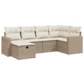 vidaXL Modern Patio Sofa Set with Cushions in Various Colors