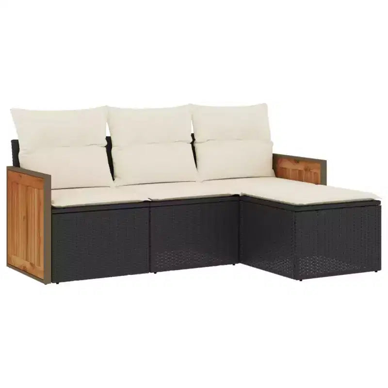 vidaXL Salon de jardin moderne avec coussins de diverses couleurs