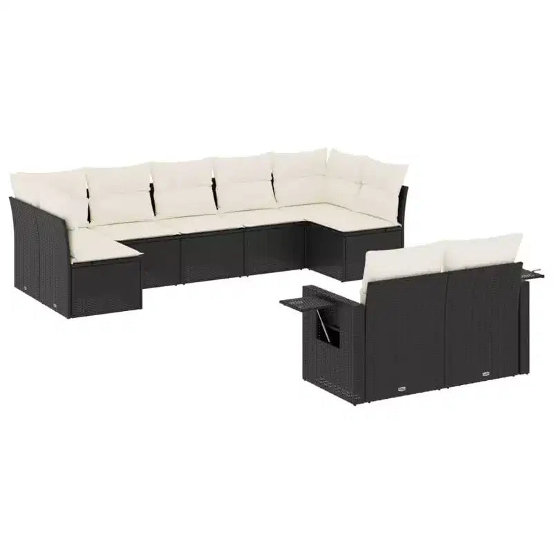 vidaXL Salon de jardin modulable avec coussins -ou Options