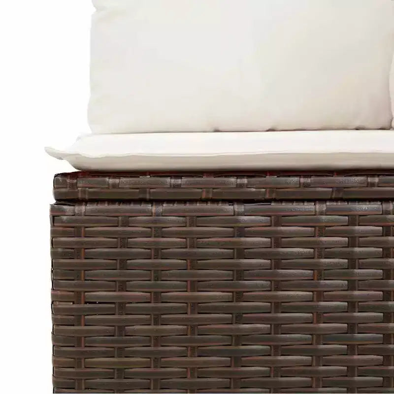 vidaXL Salon de jardin avec coussins – Confort extérieur moderne
