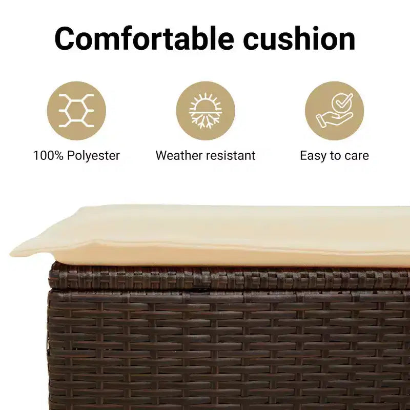 vidaXL Salon de jardin avec coussins – Confort extérieur moderne