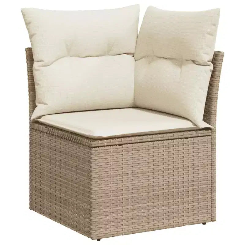 vidaXL Salon de jardin avec coussins – Confort extérieur moderne