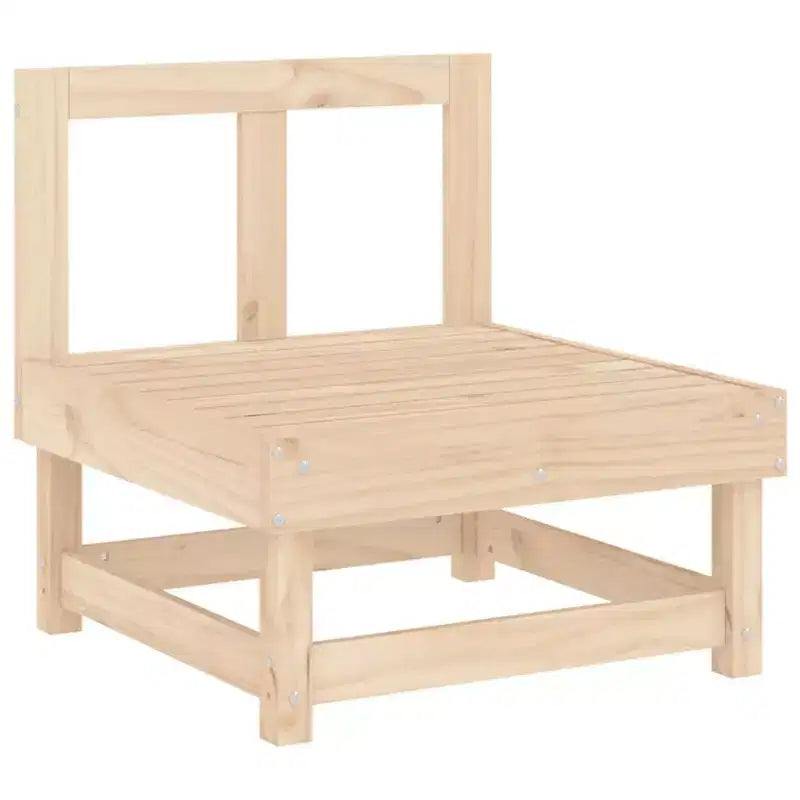 vidaXL Salon de jardin en pin massif naturel