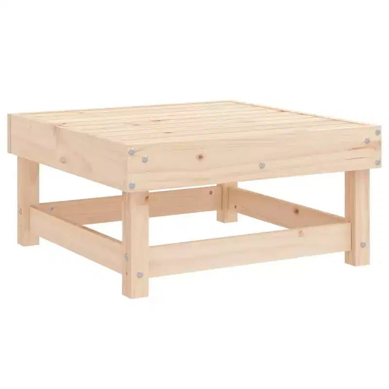 vidaXL Salon de jardin en pin massif naturel