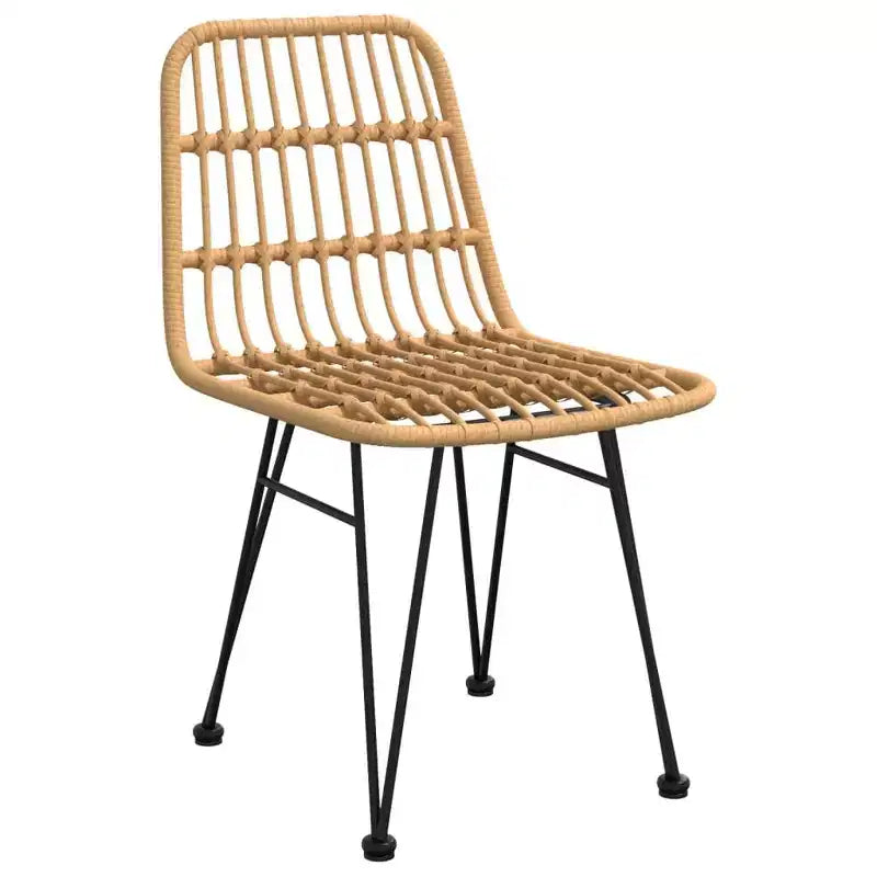vidaXL Ensemble repas de jardin en résine tressée - Équipement extérieur Chill