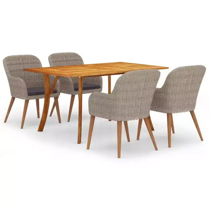 vidaXL Salon de jardin modulaire avec coussins Bois de pin massif