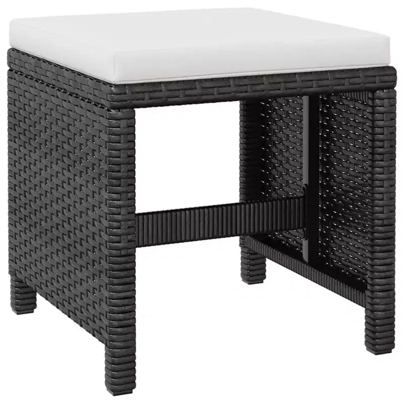vidaXL Salon de Jardin Ensemble Table et Chaises Extérieur en Résine Tressée et Bois d'Acacia