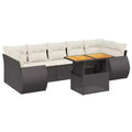 Ensemble de canapés de jardin modulaires vidaXL avec coussins