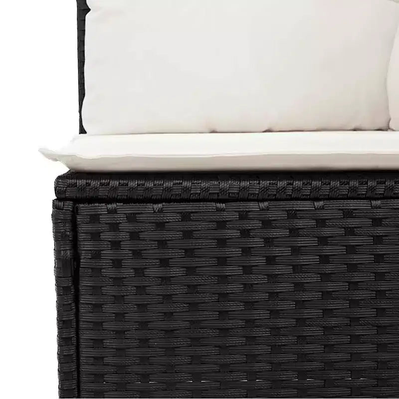 vidaXL Salon de jardin en résine tressée avec coussins