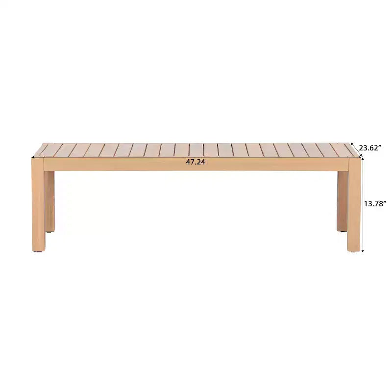 Christopher Knight Home Phachara Ensemble de patio moderne 4 pièces en bois d'acacia avec tressage en corde et coussins