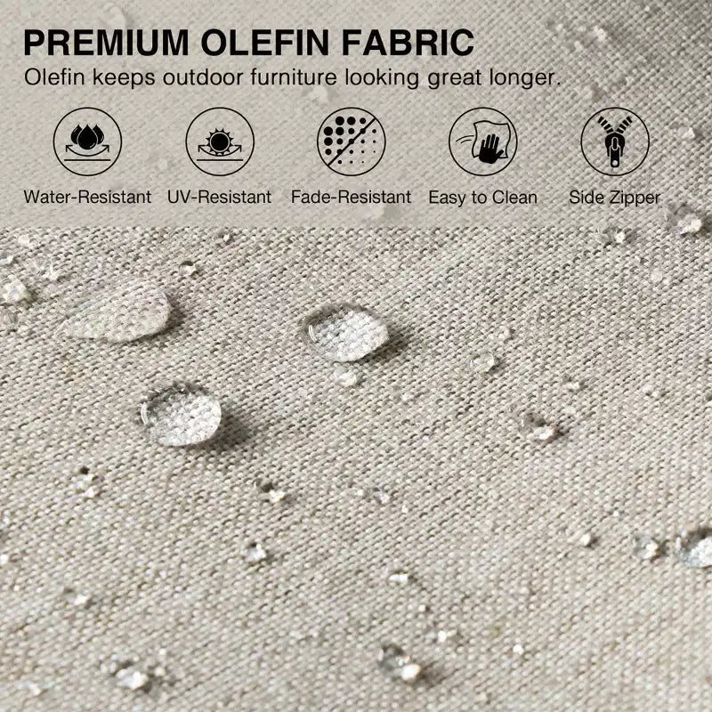 UPTIOT Salon de Jardin en Osier pour l'Extérieur avec Coussins Haute Densité et Conception Résistante aux Intempéries pour Terrasse et Jardin