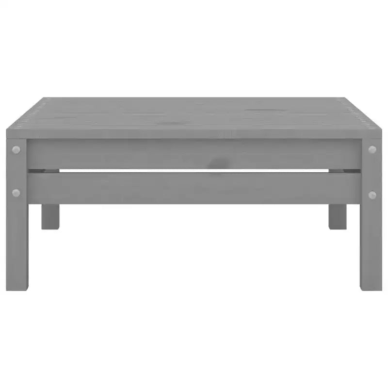 vidaXL Ensemble de jardin modulable en pin massif gris