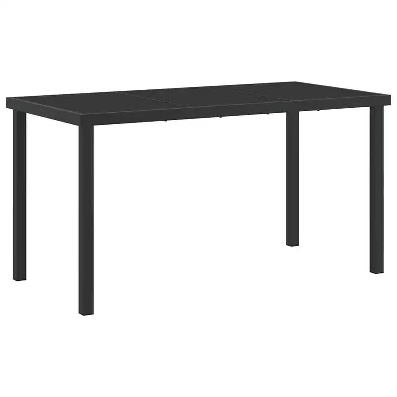 vidaXL Ensemble de jardin de 5 pièces avec coussins en résine tressée noir