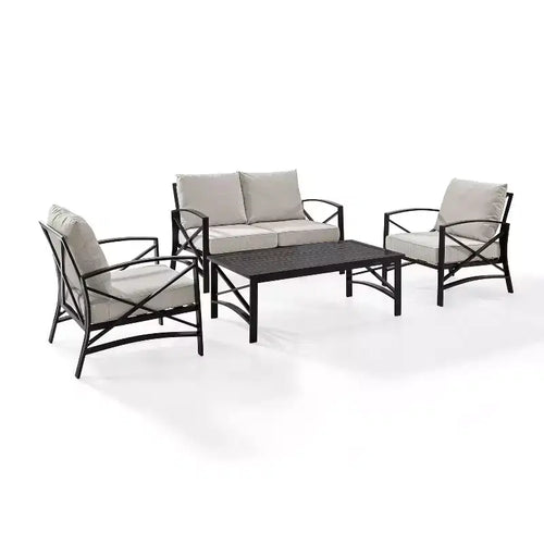 4pc Kaplan Outdoor Seating Set - Crosley