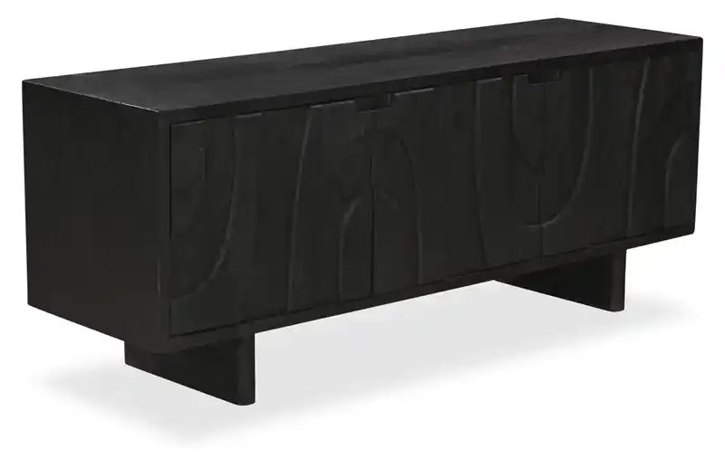 Abbot 60 Modern TV Stand with Storage and Cable Management for TVs up to 80