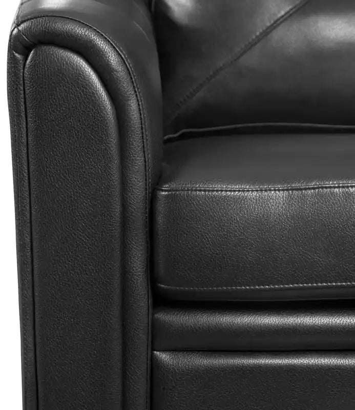 Canapé 40 places en tissu imitation cuir avec capitonnage à boutons