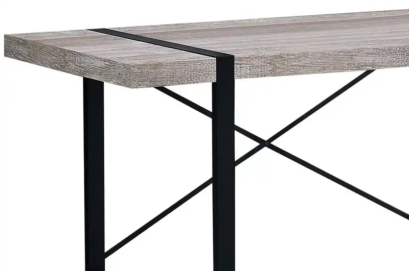 49 Bureau d'ordinateur à l'aspect de bois recyclé