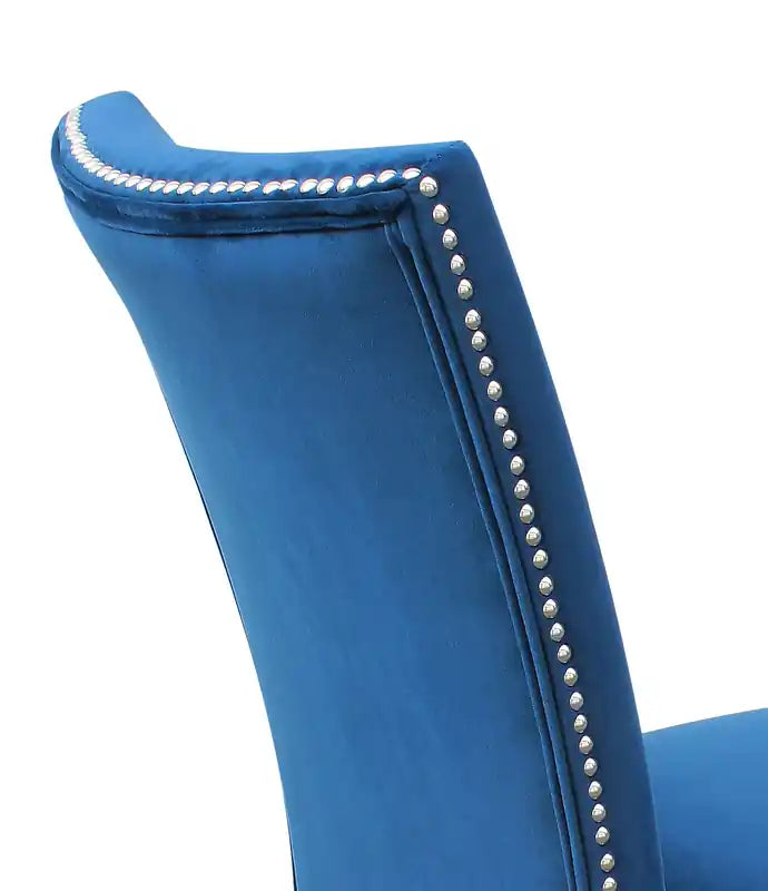 Chaise de salle à manger hauteur comptoir en velours