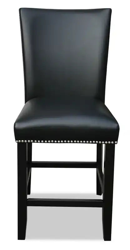Chaise de salle à manger hauteur comptoir en velours