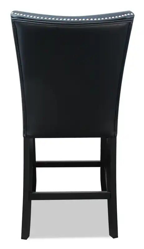 Chaise de salle à manger hauteur comptoir en velours