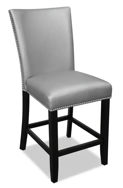 Chaise de salle à manger hauteur comptoir en velours